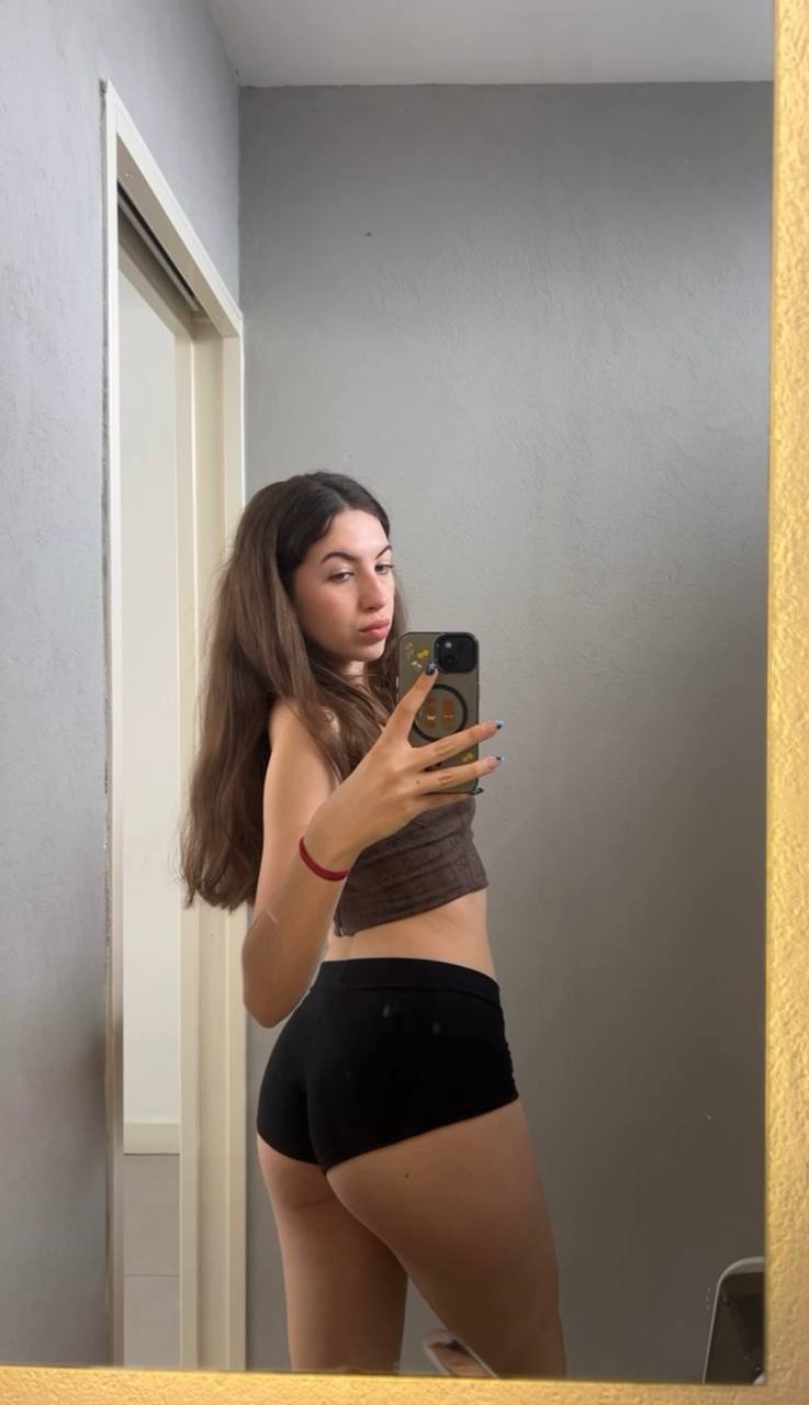 Amber in her underwear in Johannesburg