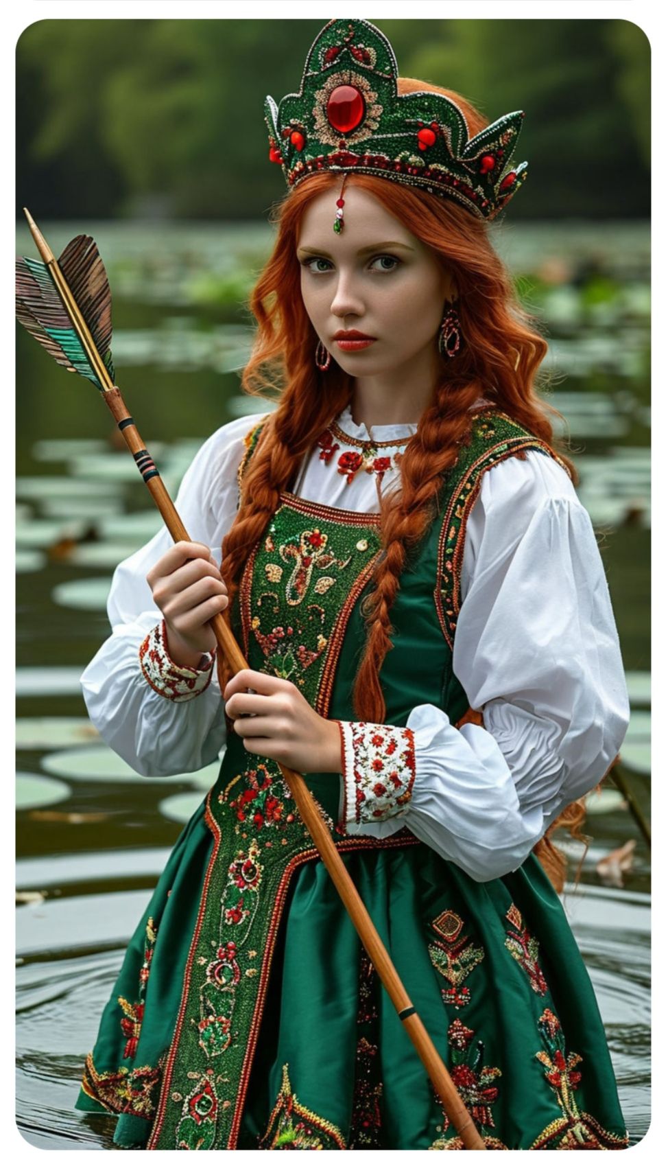 Nude girl Girls in Slavic costumes in Johannesburg